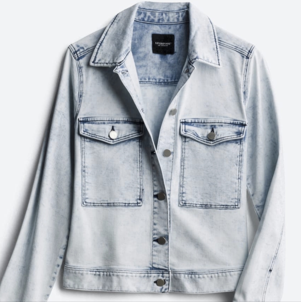 Melania oversized pocket denim jacket